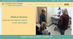 Desktop Screenshot of cedarcrest4kids.org